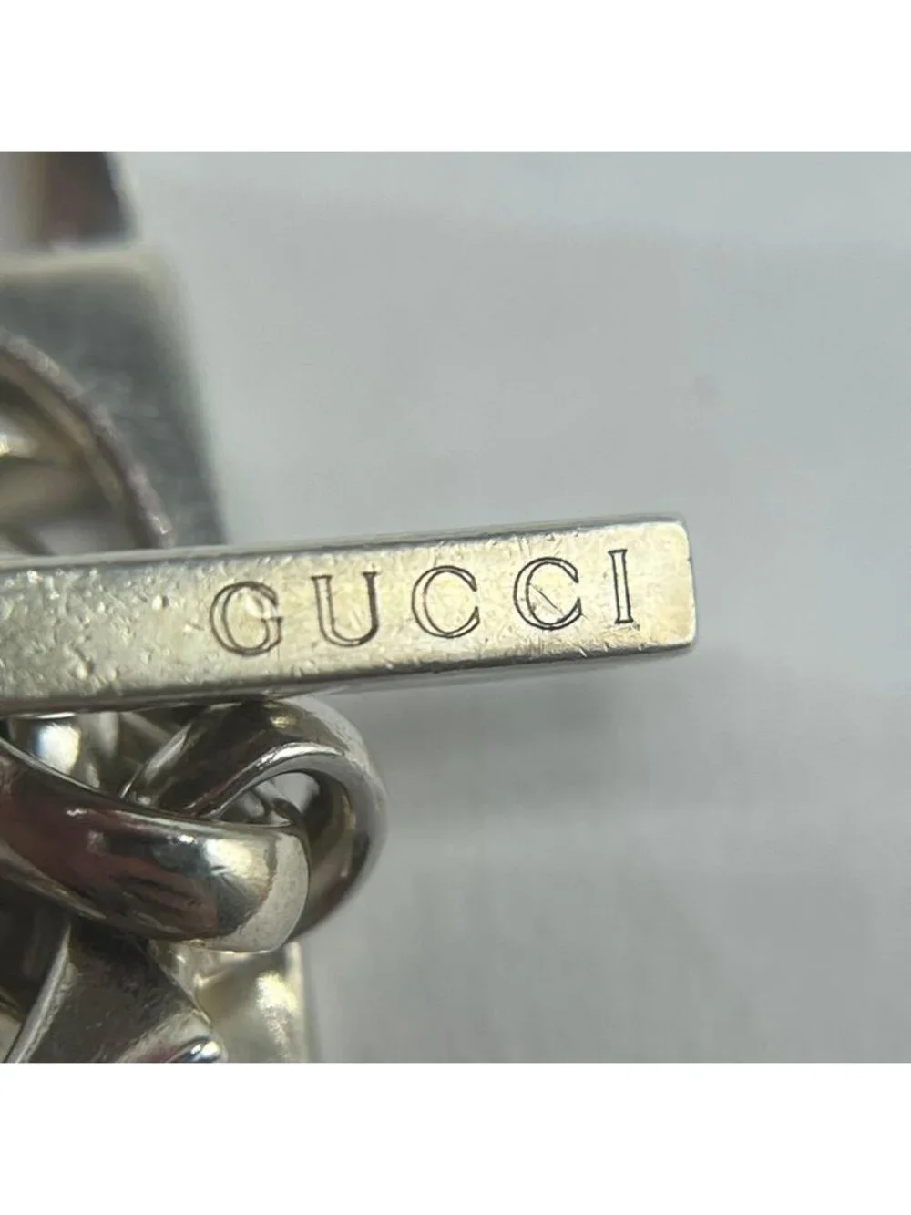 Gucci Vintage Figaro Bracelet Silver